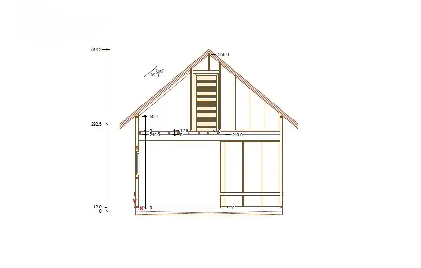 Domek Olaf - 6x4m (WT2021)