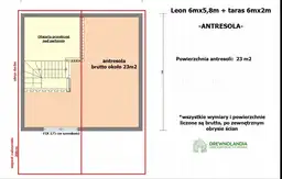Domek Leon III 6m x 5,8m + taras 6m x 2m (SSZ) - zdjęcie 3