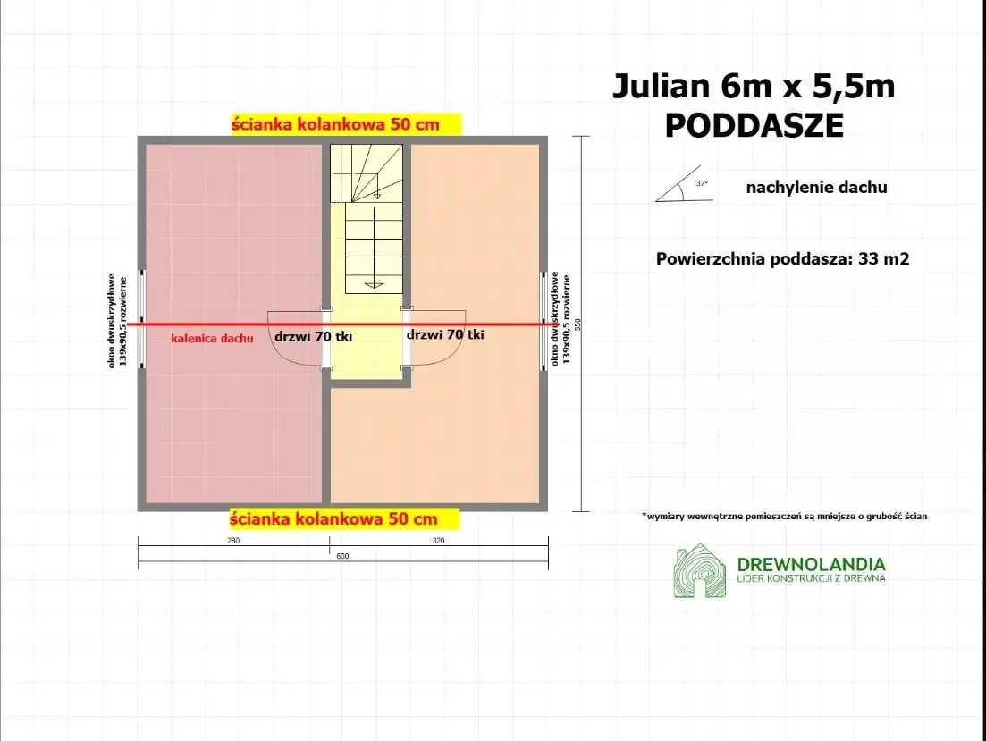 Domek Julian - 33 m² (CRA)