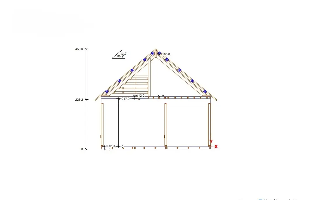 Rzut Domek Mikołaj III - 30 m² (CRA)