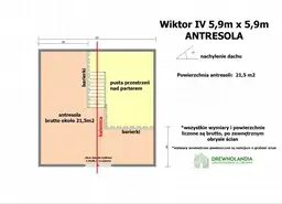 Domek Wiktor IV v1 - 5,9x5,9m (SSO)  - zdjęcie 3