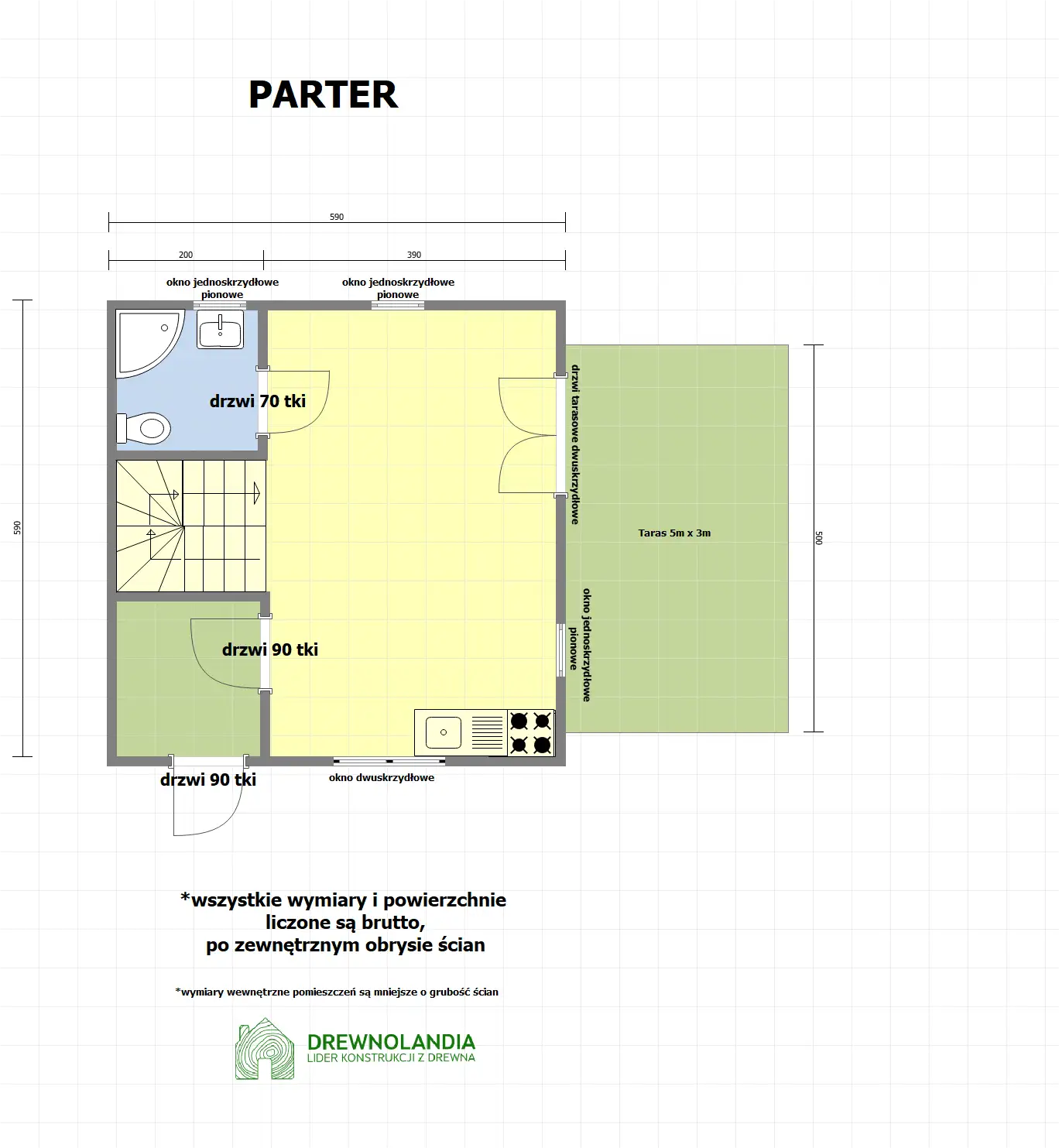 Domek Łukasz – 35 m² (WT2021)