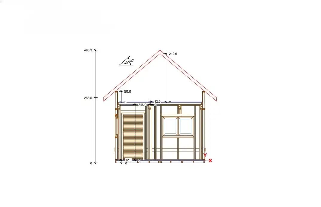 Domek Olaf - 7x5m (SSZ)