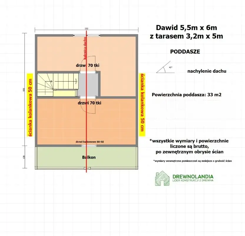 Domek Dawid - 33 m² (CRA)