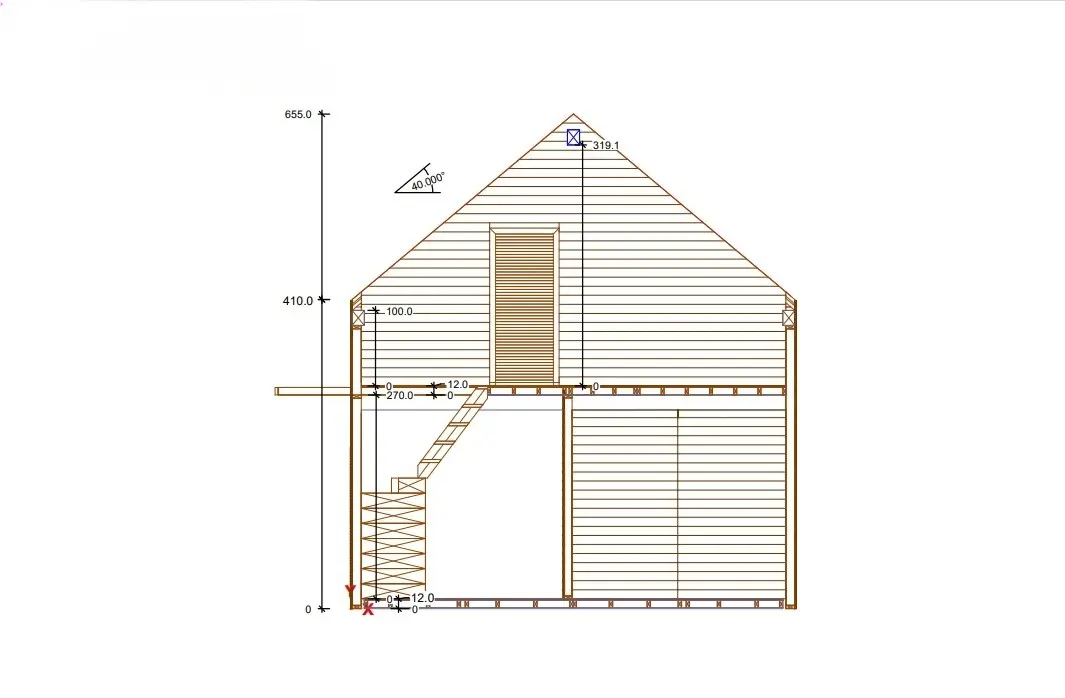 Rzut Dom Richard - 47 m2 (CRA)