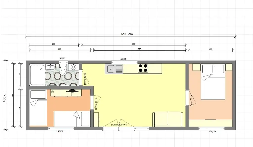 Domek Grzegorz - 48 m² (CRA)