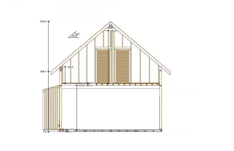 Domek Cyprian - 50 m2 (SSZ)