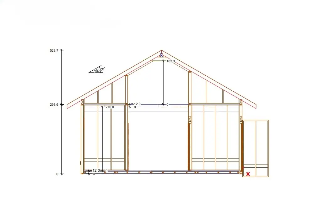 Rzut Dom Henryk – 70 m² (CRA)