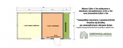 2w1 Altana z domkiem Ludwik v2 6×3 m - zdjęcie 2