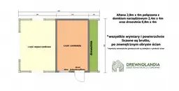 2w1 Altana z domkiem Ludwik v6 6×4 m - zdjęcie 2