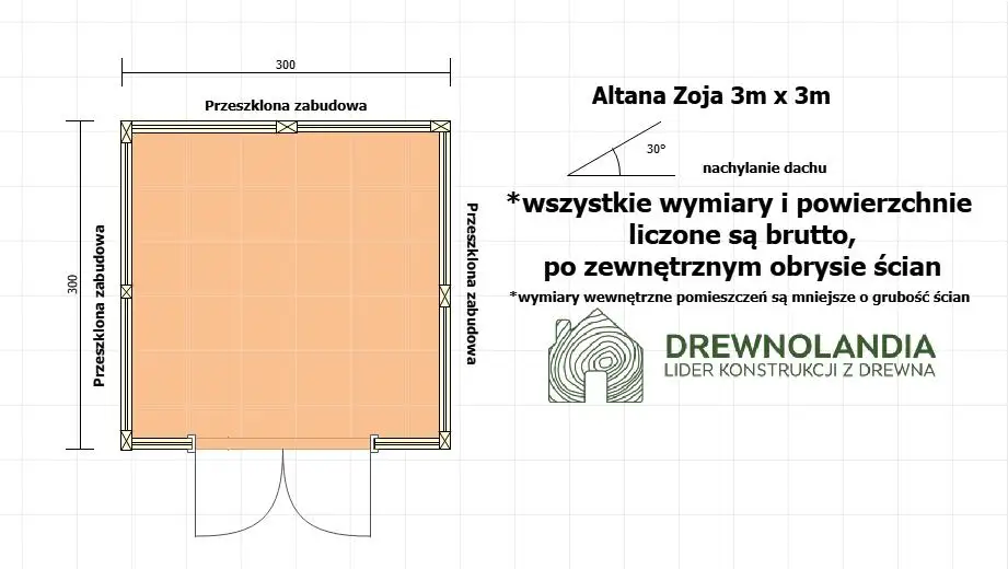 Altana Zoja - 3m x 3m