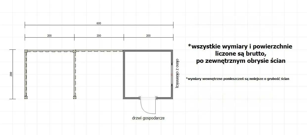 Rzut Wiata Wiktoria - 6x2m