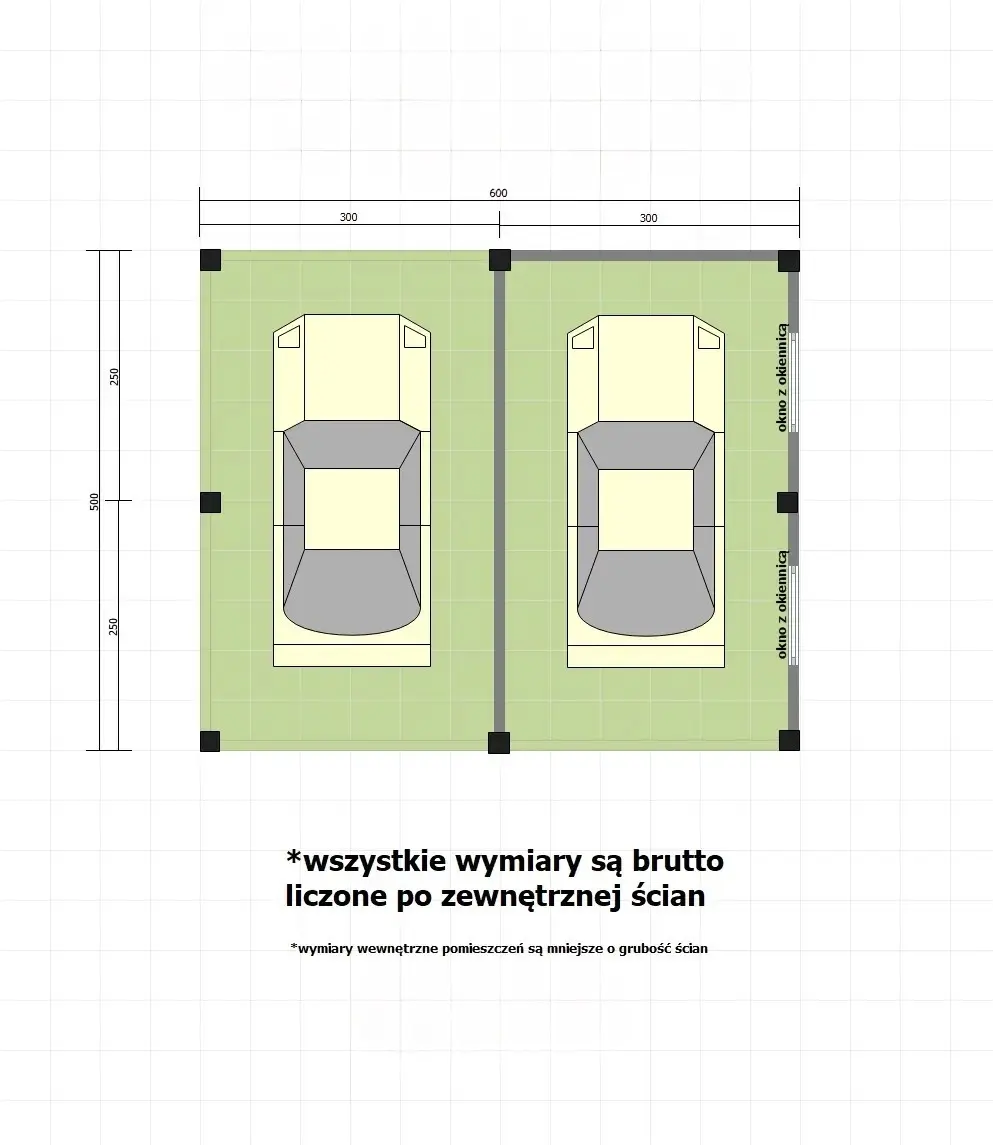 Rzut Wiata Magda 6x5m