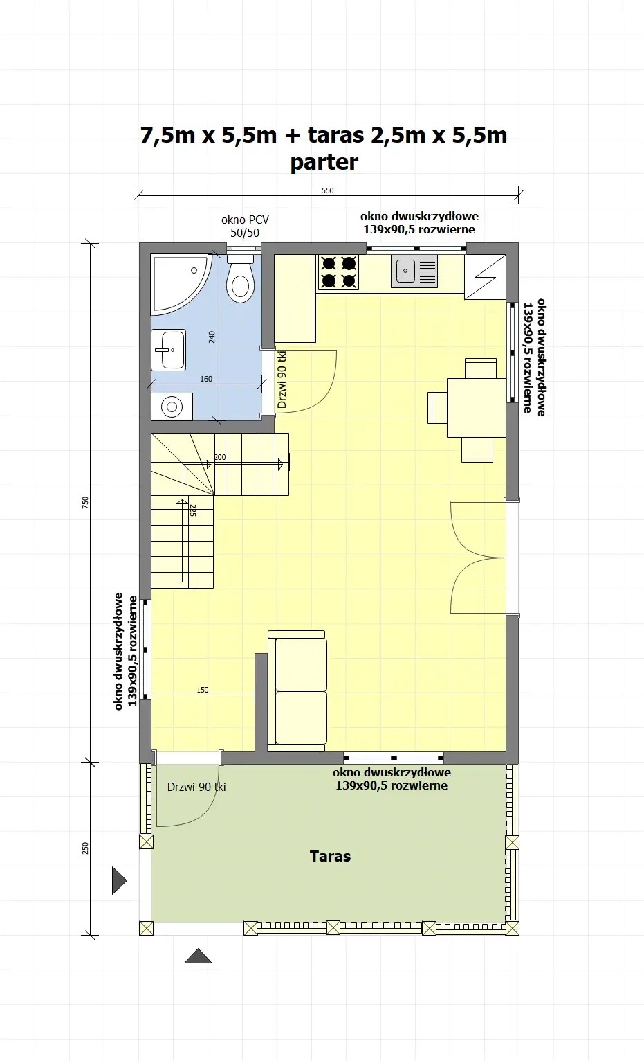 Domek Florian - 55m² (CRA)