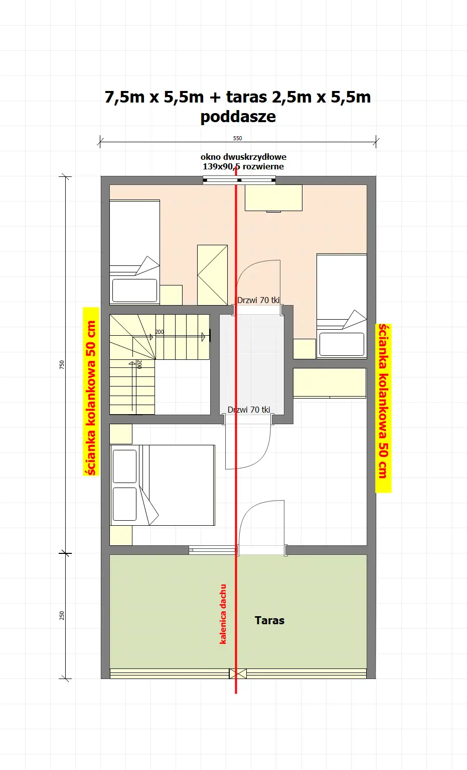 Domek Florian - 55m² (WT2021)