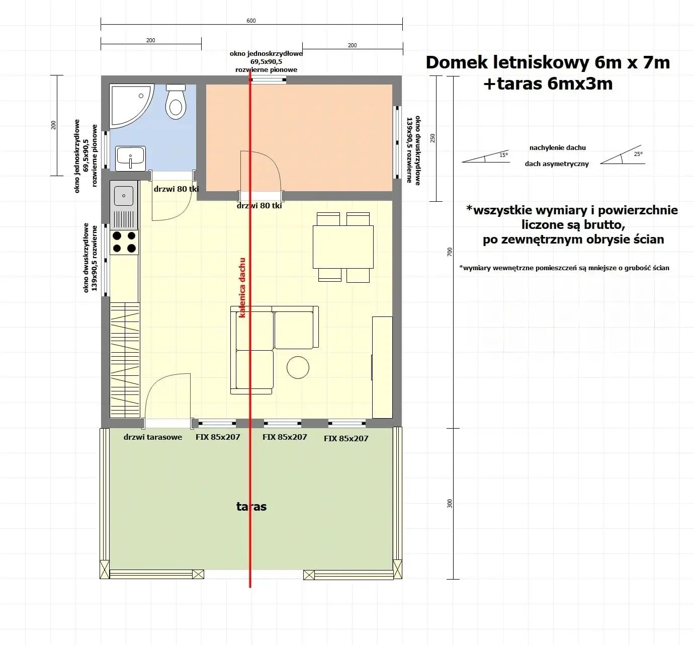Domek Zygmunt – 42 m² (WT2021)