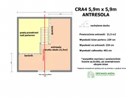 rzut na poddasze CRA4