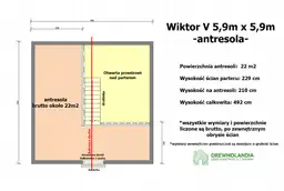 rzut Wiktor VI antresola
