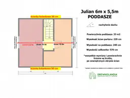 rzut na poddasze Julian 6x