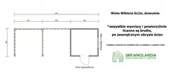 Wiata Wiktoria - 6x2m, drewutnia  - zdjęcie 2