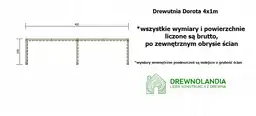 Drewutnia Dorota 4x1m - zdjęcie 2