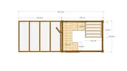 Kurnik  Damian 1,5m x 4m - zdjęcie 2