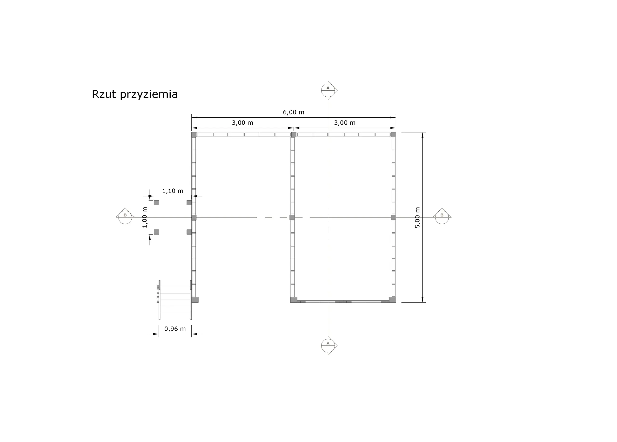 Rzut Wiata Marta 6x5m