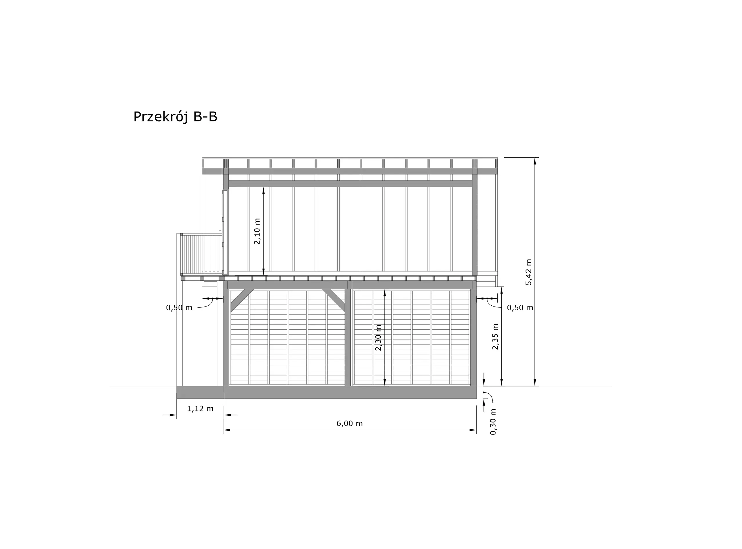 Rzut Wiata Marta 6x5m