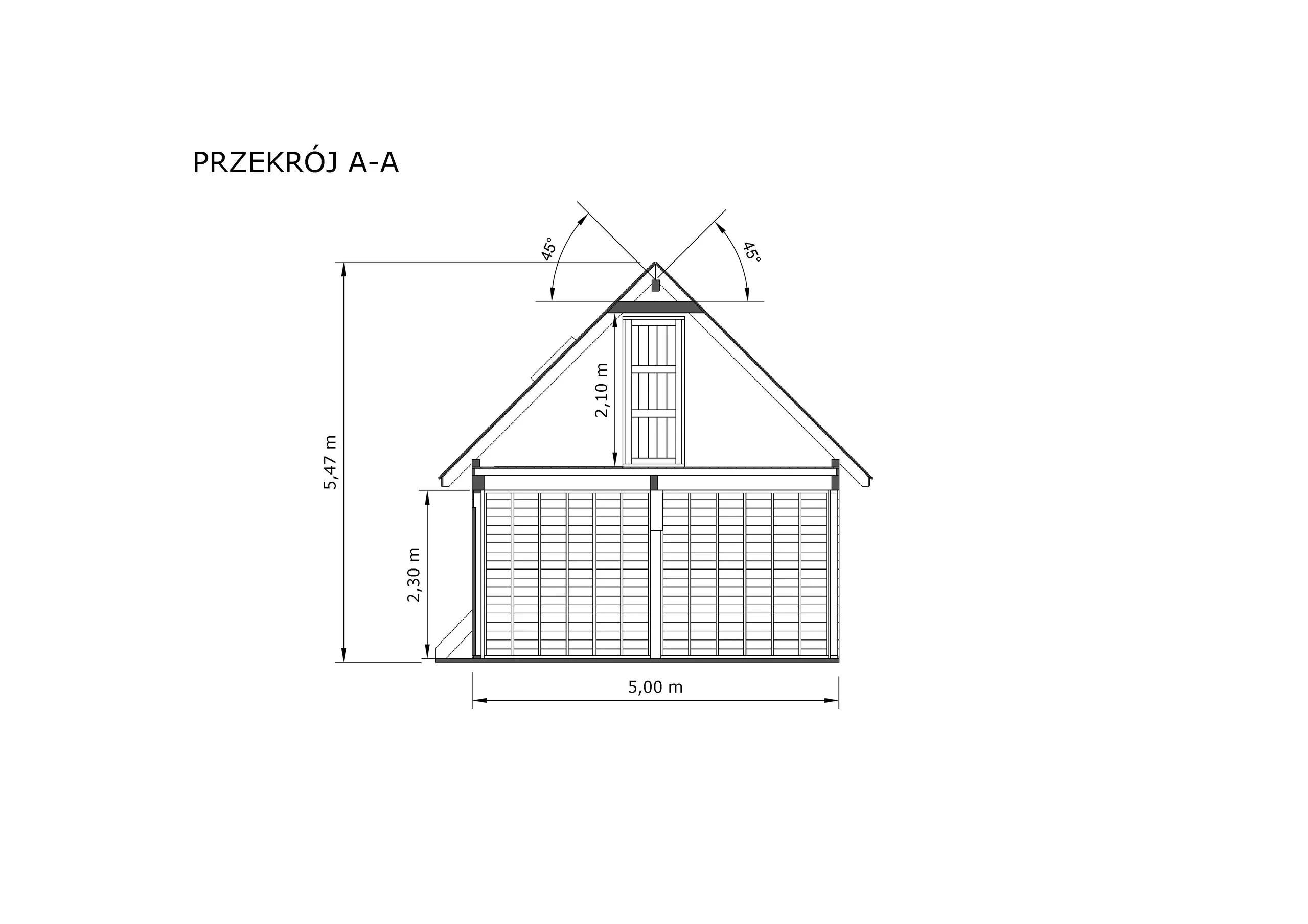 Rzut Wiata Barbara II  11,9m x 5m
