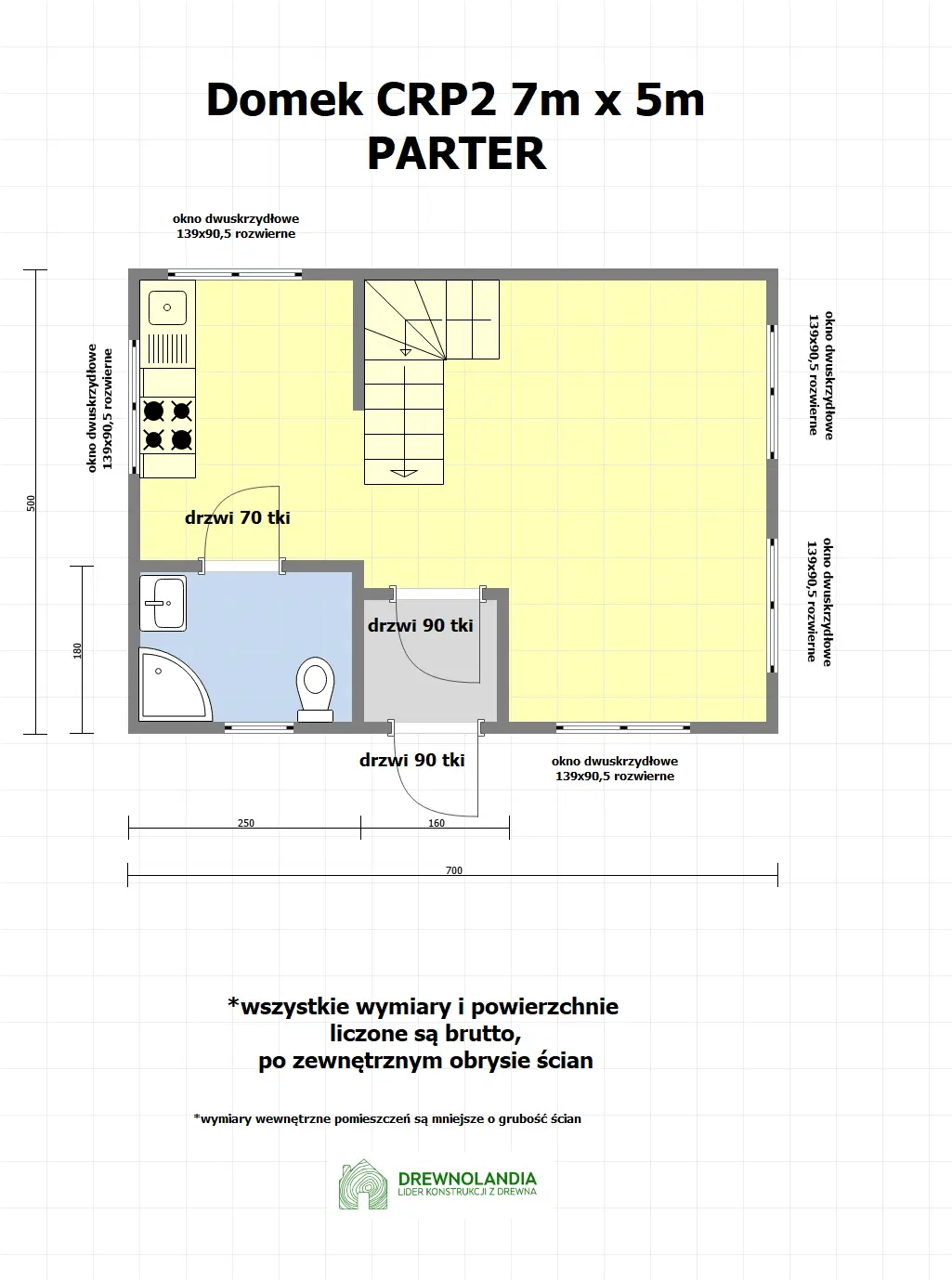 Rzut Domek Janusz – 35 m² (WT2021)