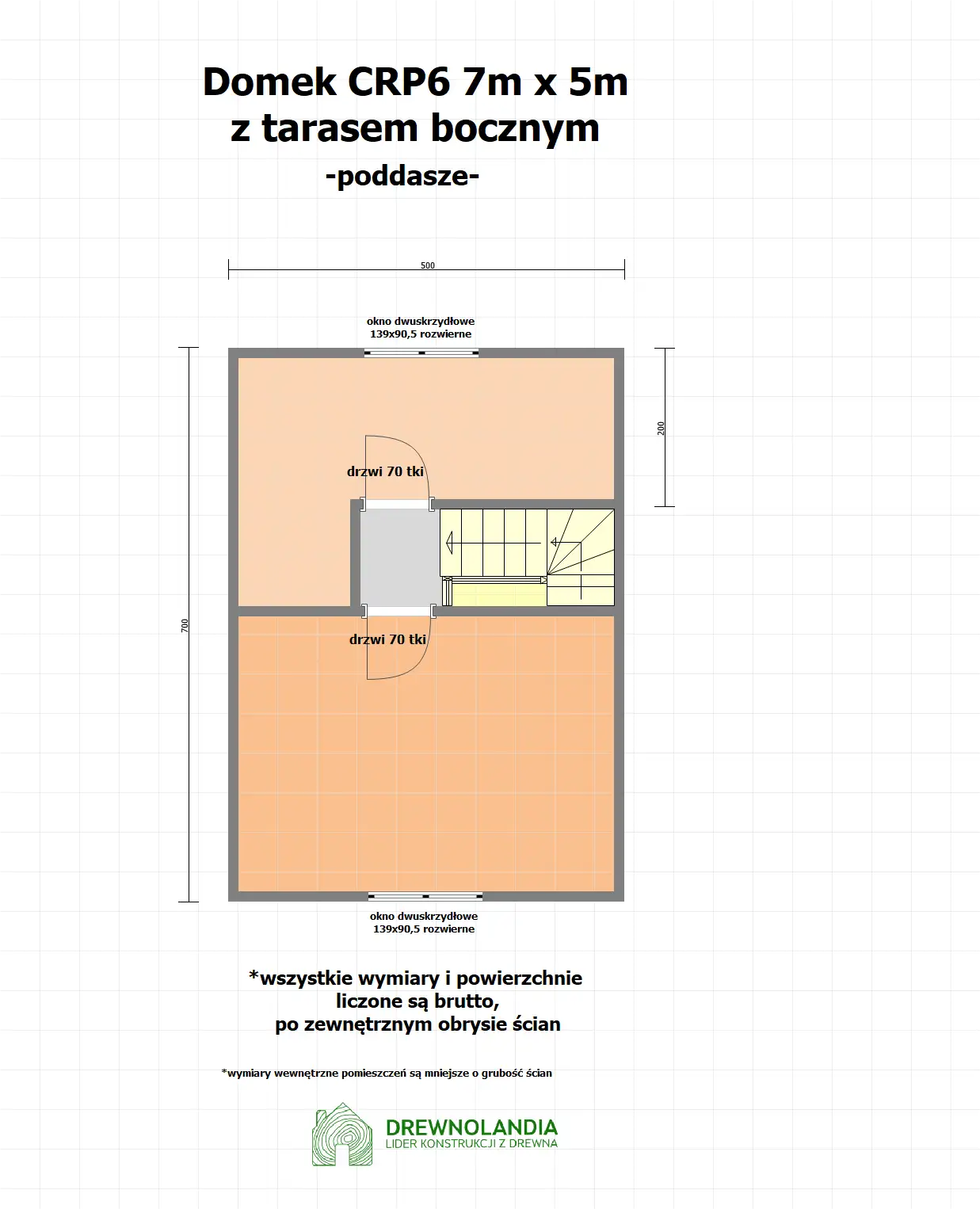 Domek mieszkalny całoroczny CRP6 PLUS - WT 2021 – 35 m²