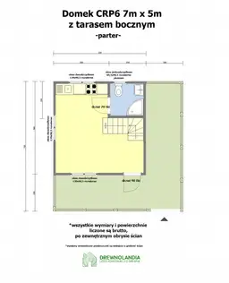 Domek mieszkalny całoroczny CRP6 PLUS - WT 2021 – 35 m² - zdjęcie 2