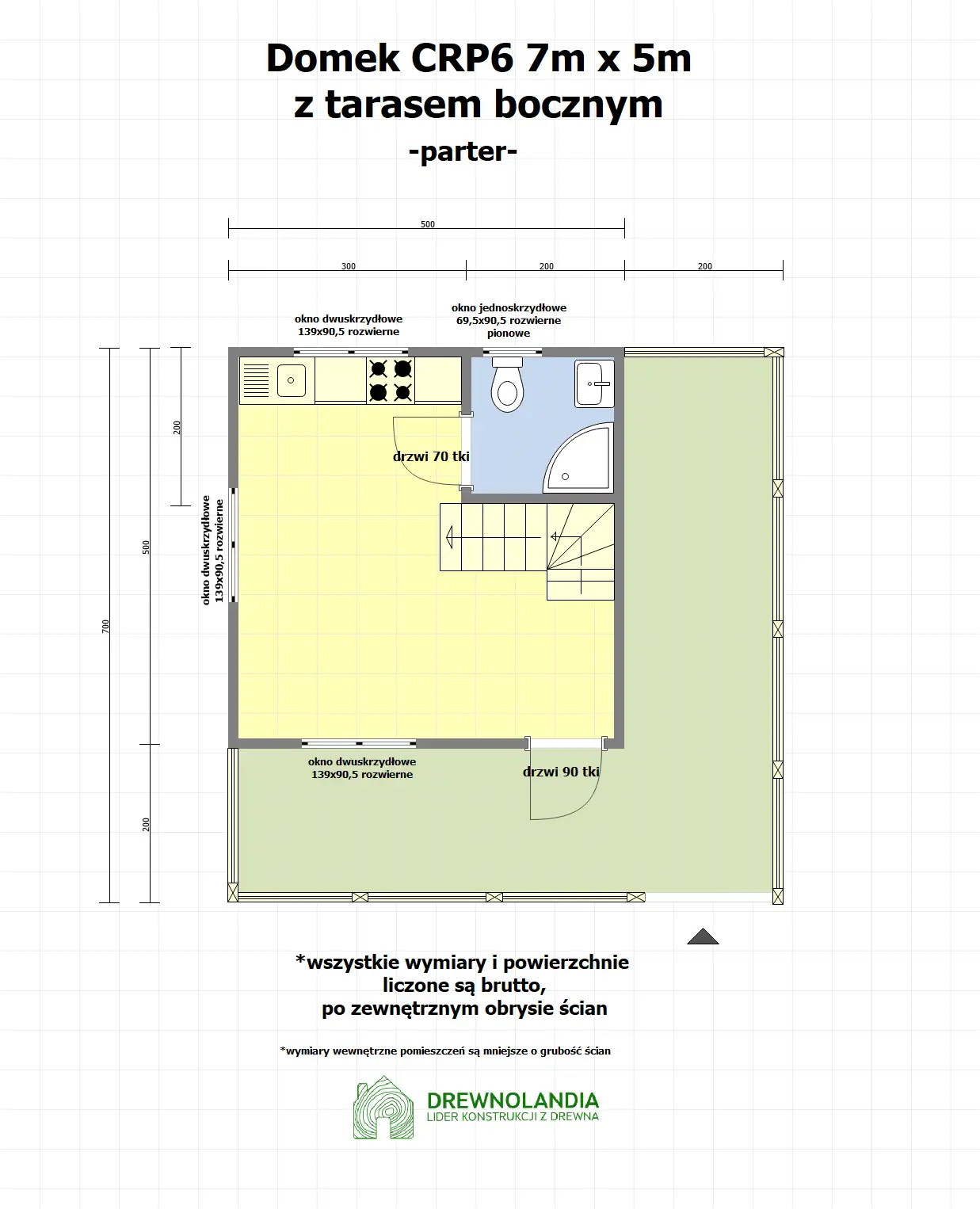 Domek mieszkalny całoroczny CRP6 PLUS - WT 2021 – 35 m²