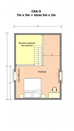 Domek mieszkalny całoroczny CRP9 PLUS - WT 2021 – 45 m² - zdjęcie 3