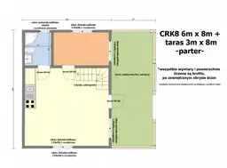 Domek rekreacyjny całoroczny CRK8 – 48 m²          - zdjęcie 2