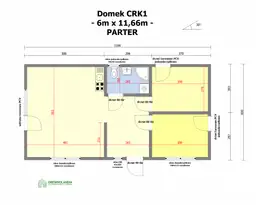 Dom mieszkalny całoroczny CRK1 PLUS - WT 2021 – 70 m² - zdjęcie 2