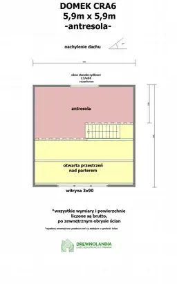 rzut na poddasze CRA6