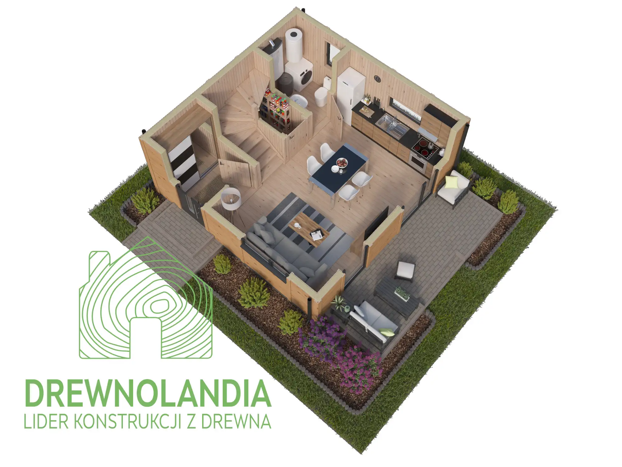 Domek mieszkalny całoroczny CRP5 PREMIUM - WT 2021 – 35 m²