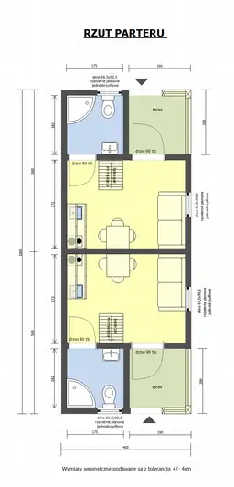 Domek „bliźniak” na wynajem W1X2 – 40 m2 - zdjęcie 2