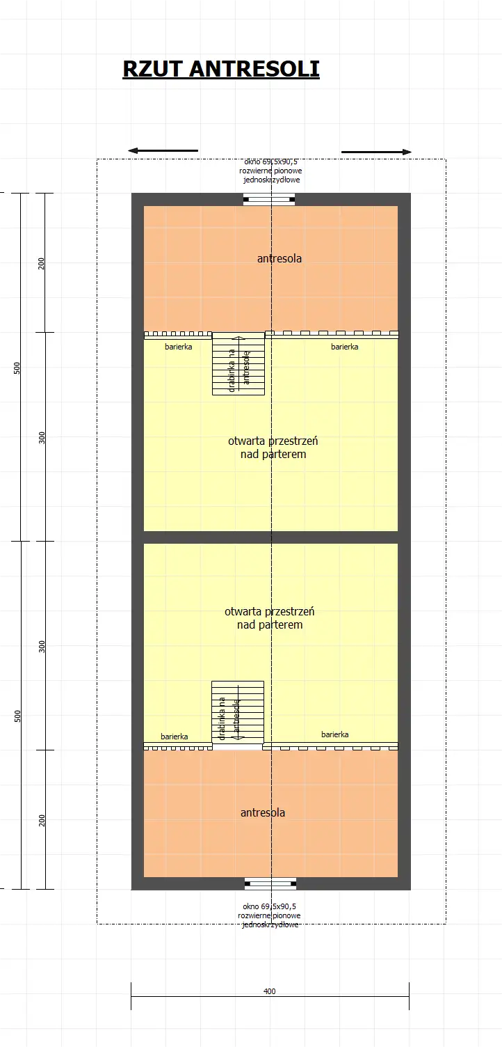 Domek „bliźniak” na wynajem W1X2 – 40 m2