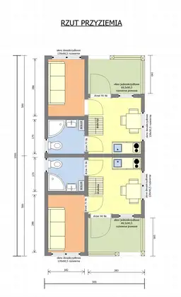 Domek „bliźniak” na wynajem W2X2 – 50 m2 - zdjęcie 2