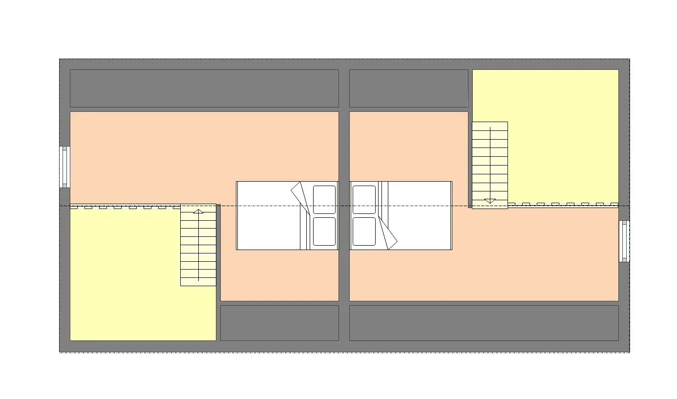 Rzut Domek  A1X2 – 70 m2