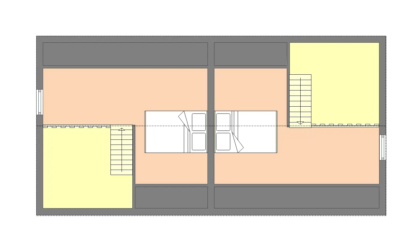 Szeregowy domek pod wynajem A1X2 – 70 m2