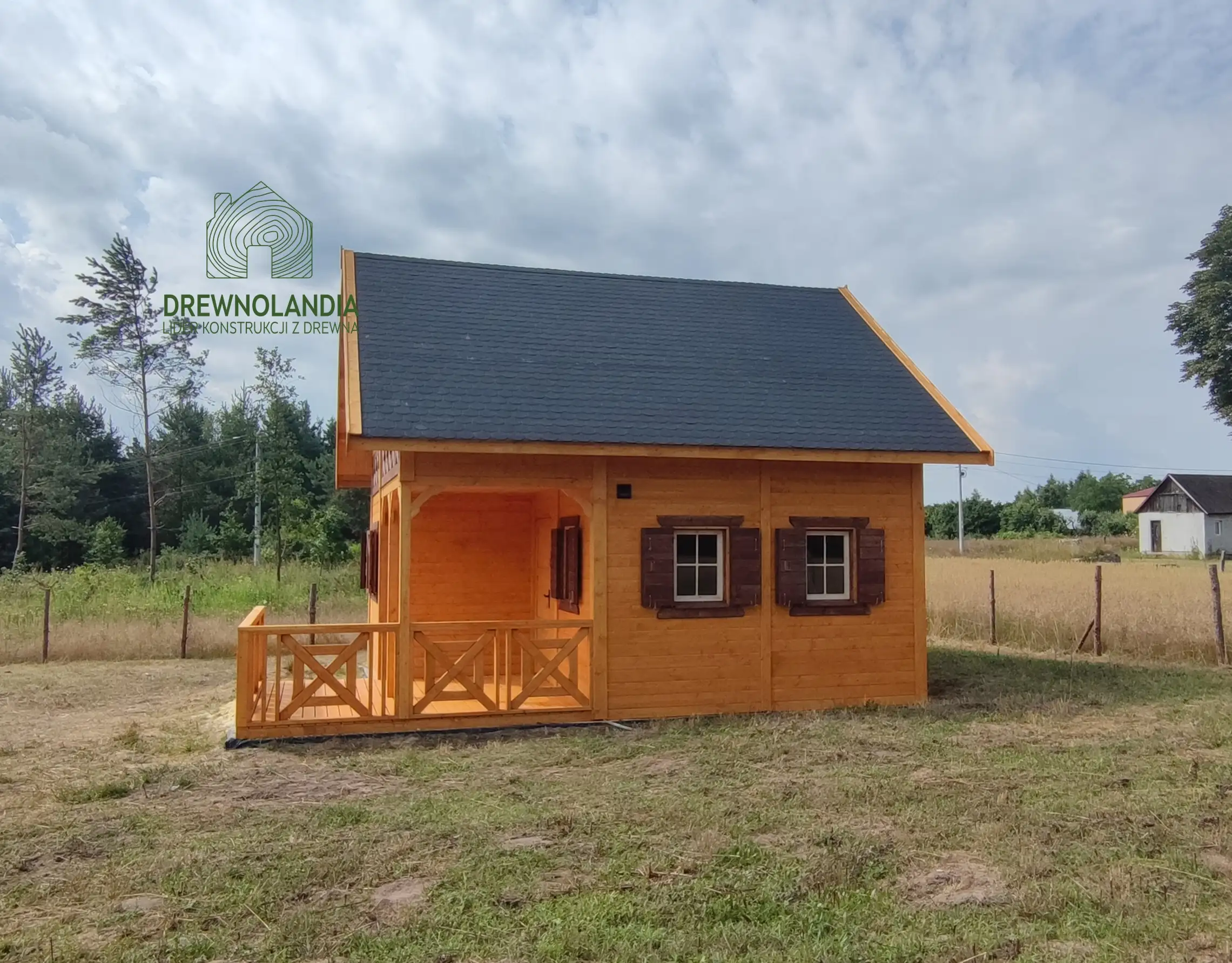 Fabian IV – drewniany domek na działkę, oferowany przez Drewnolandia