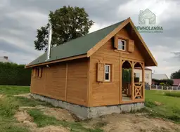 Domek ogrodowy z drewna Wiktor - 8x4m  - zdjęcie 1