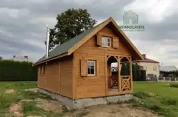 Domek ogrodowy z drewna Wiktor - 8x4m  - zdjęcie 16