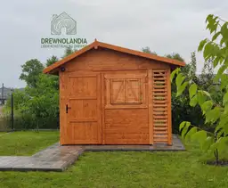 Szopka narzędziowa Bonifacy, wykonana z drewna