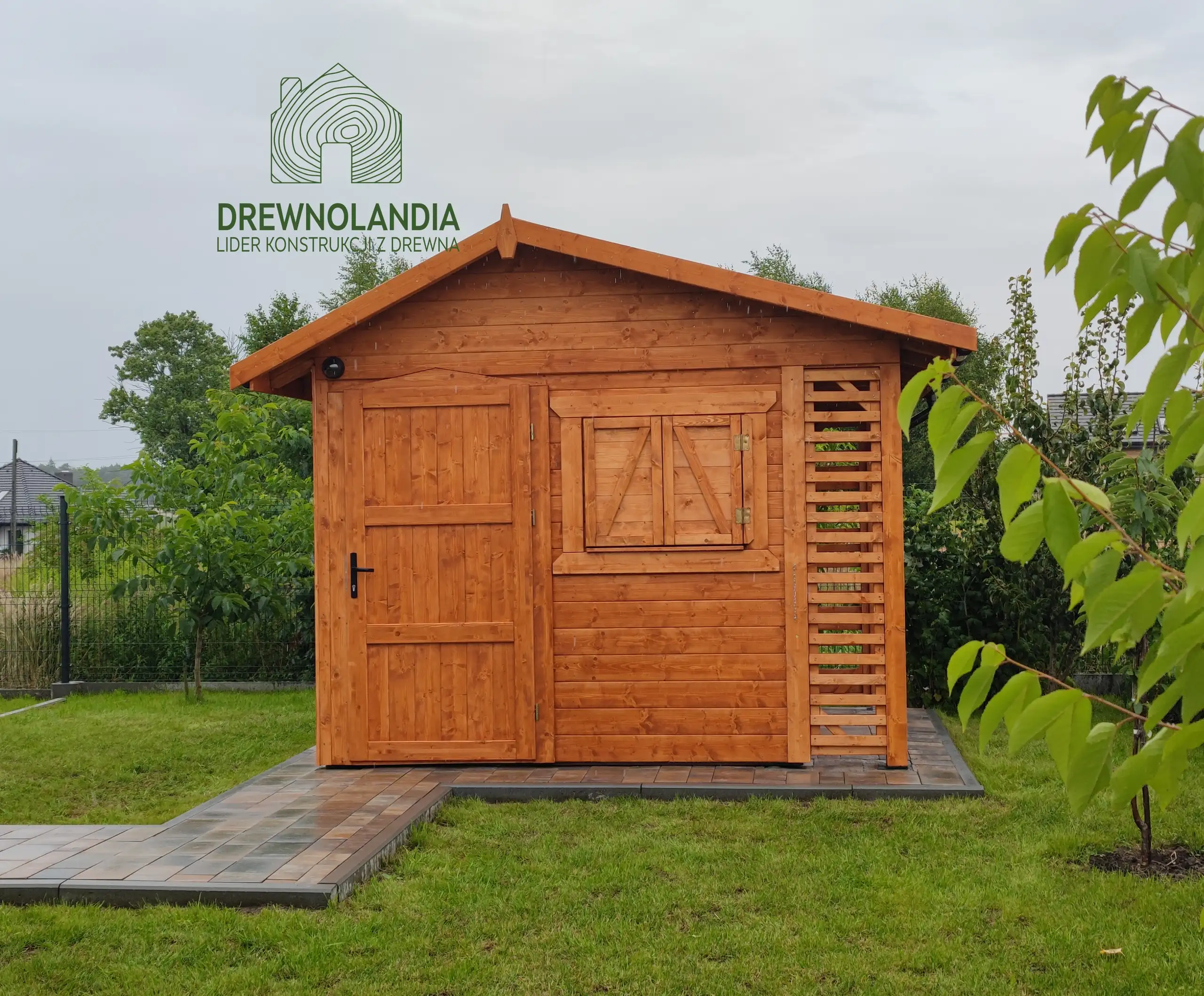 Domek gospodarczy z drewna Bonifacy - 3x2,5m 