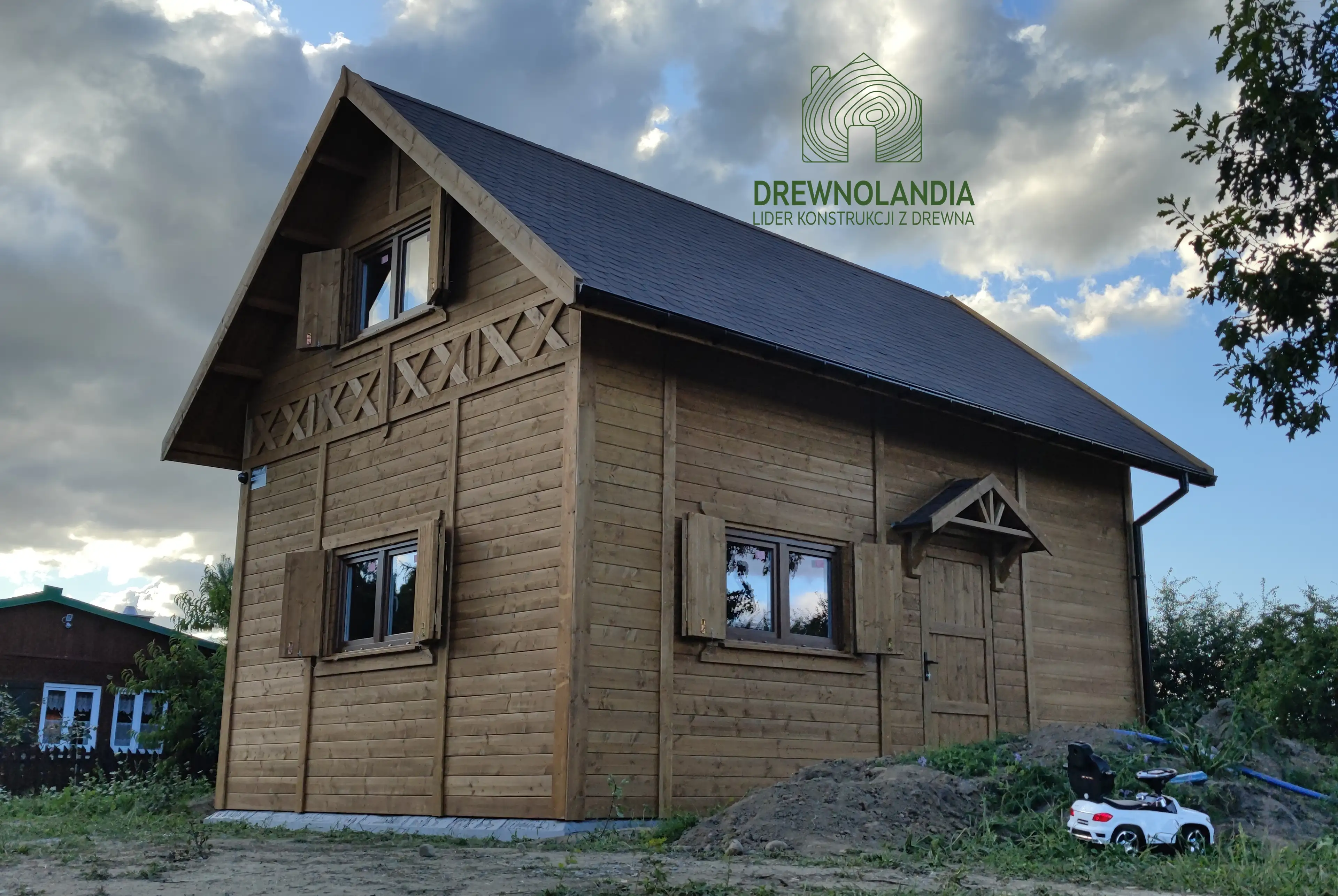 Domek CRA8 – całoroczny drewniany projekt Drewnolandii