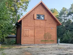 CRA13 - Rekreacyjny domek drewniany z antresolą, nowoczesny design